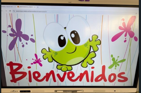 bienvenidos pantalla